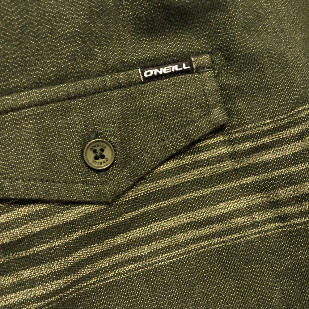 O’Neill NWOT long sleeve button down shirt